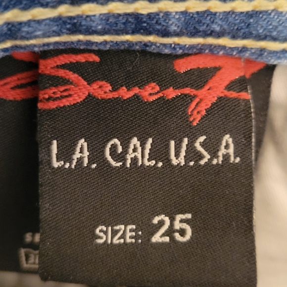 NWT Seven7 Women's Boot Cut Jeans Size 25 Color Light Blue - Picture 7 of 7